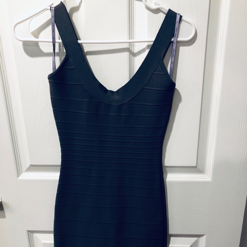 Stunning Herve Leger Gray Dress